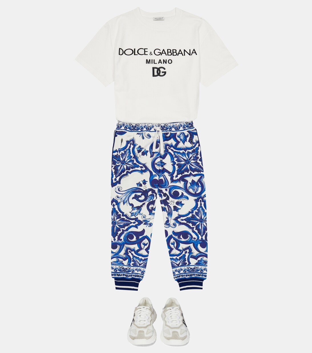 Jogginghose aus Baumwoll-Jersey | Dolce&Gabbana Kids