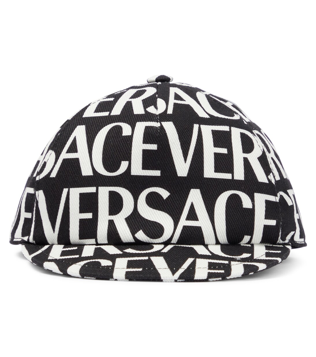 Casquette en coton mélangé à logo | Versace Kids