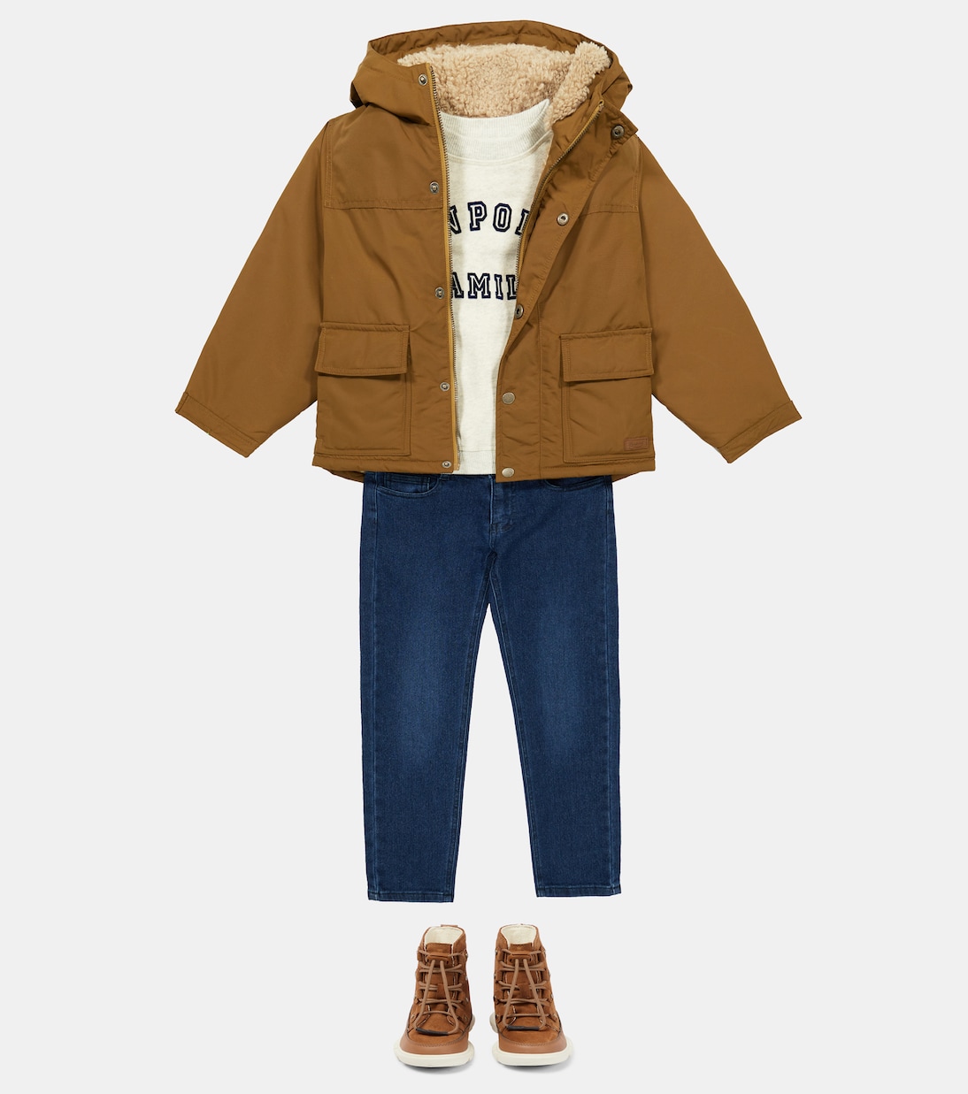 Schneestiefel Explorer aus Veloursleder | Sorel Kids