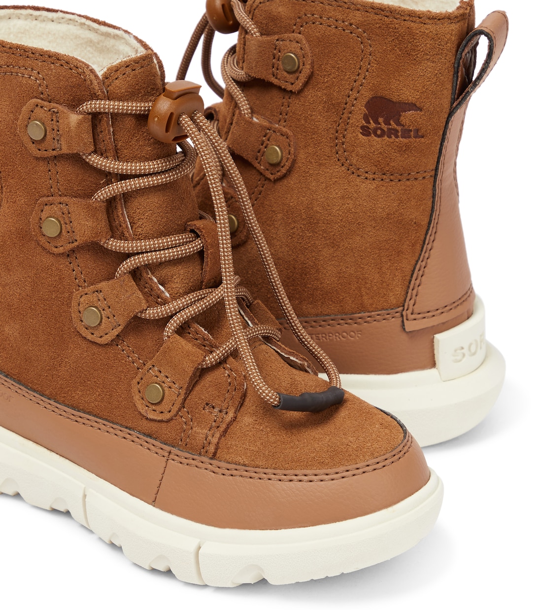 Schneestiefel Explorer aus Veloursleder | Sorel Kids