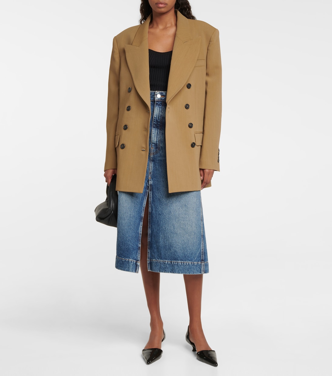 Blazer Tanner aus einem Wollgemisch | Khaite