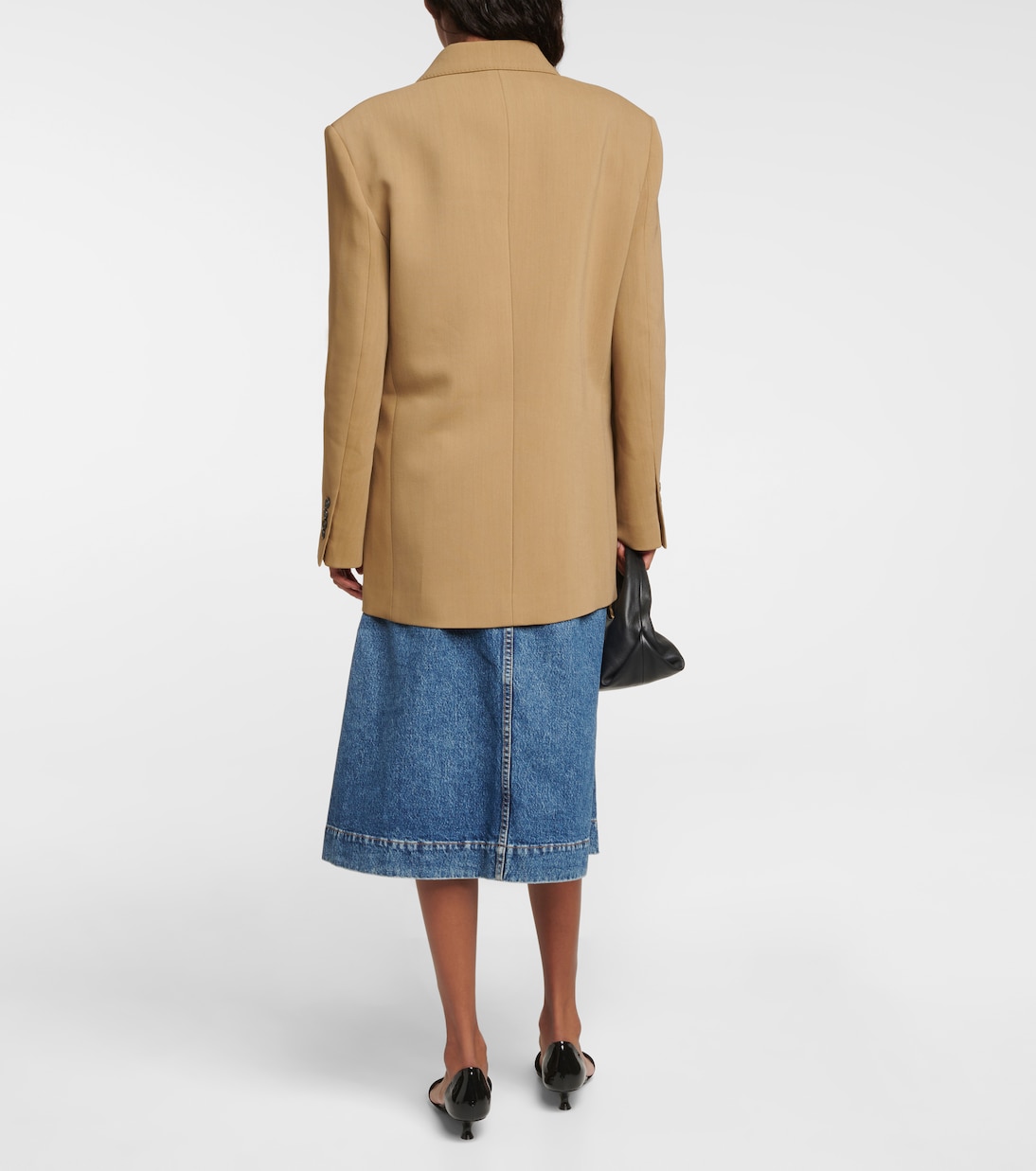 Blazer Tanner aus einem Wollgemisch | Khaite