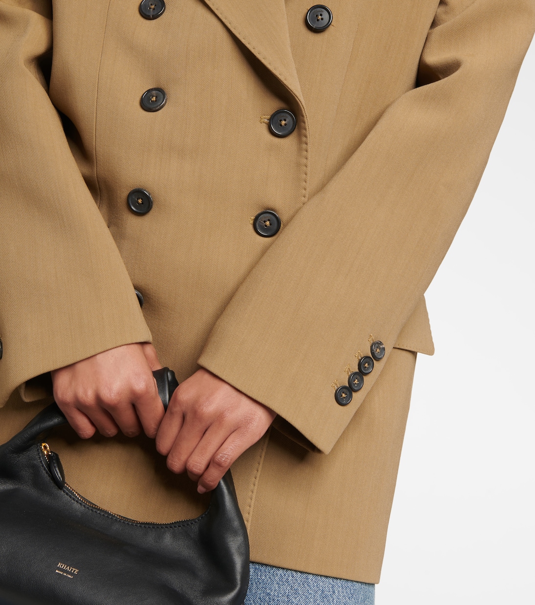 Blazer Tanner aus einem Wollgemisch | Khaite