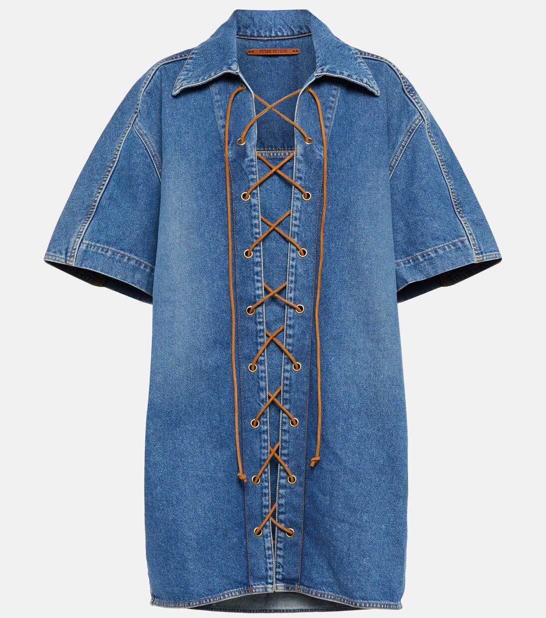 Robe Amos en jean | Petar Petrov