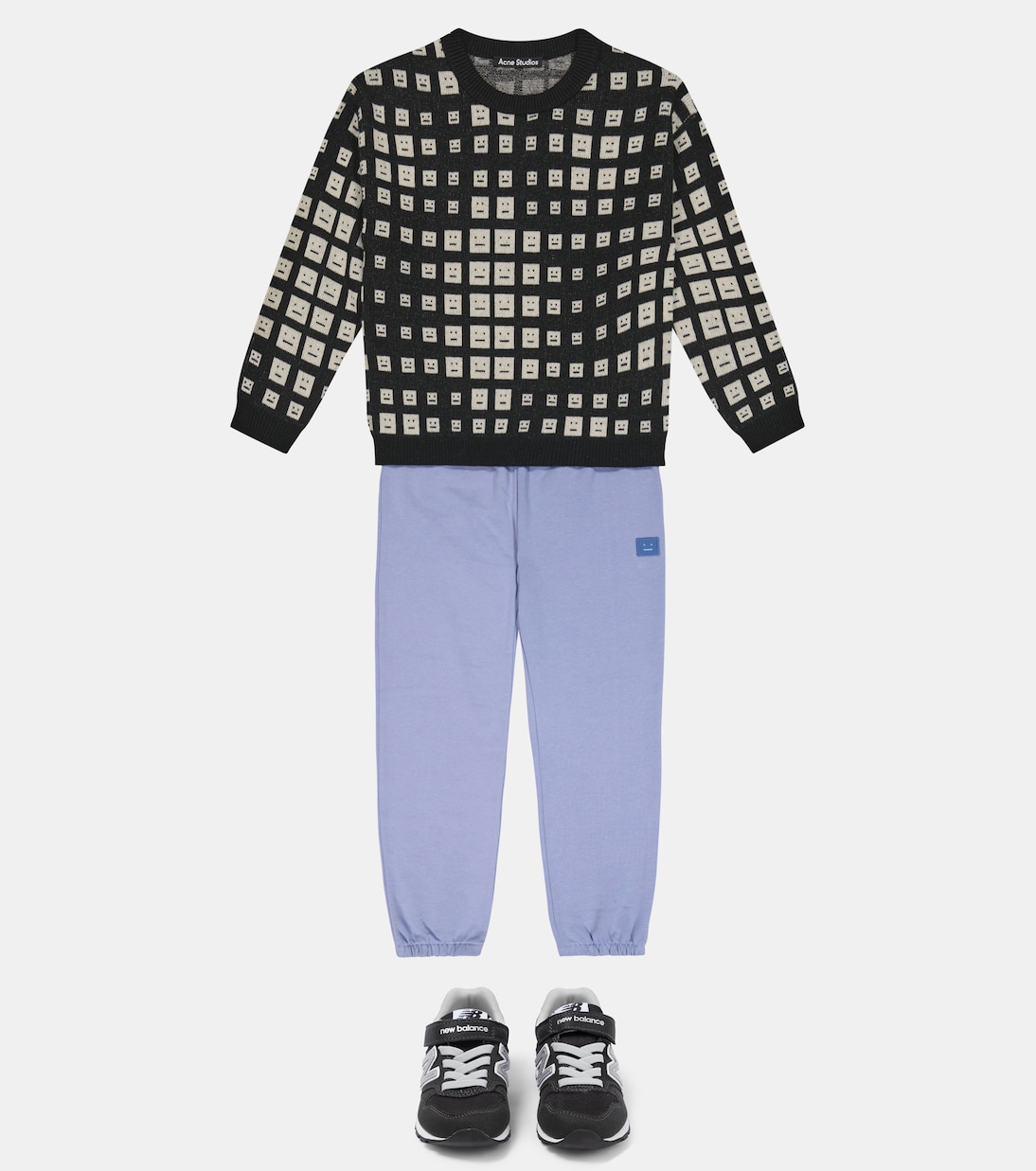 Face jacquard wool sweater | Acne Studios Kids