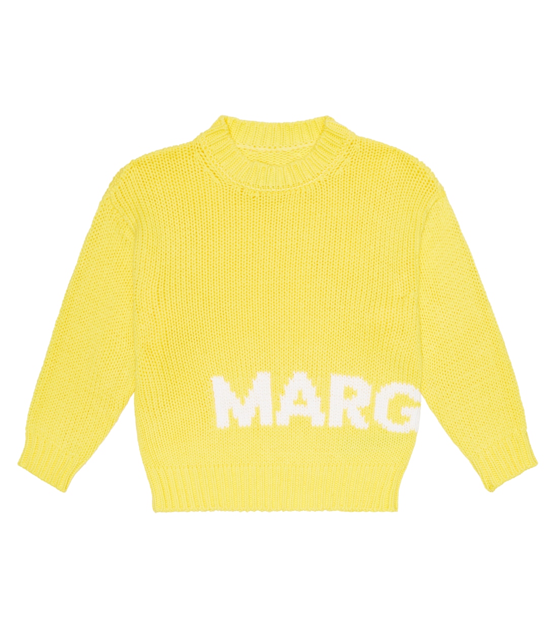 Logo cotton-blend sweater | MM6 Maison Margiela Kids