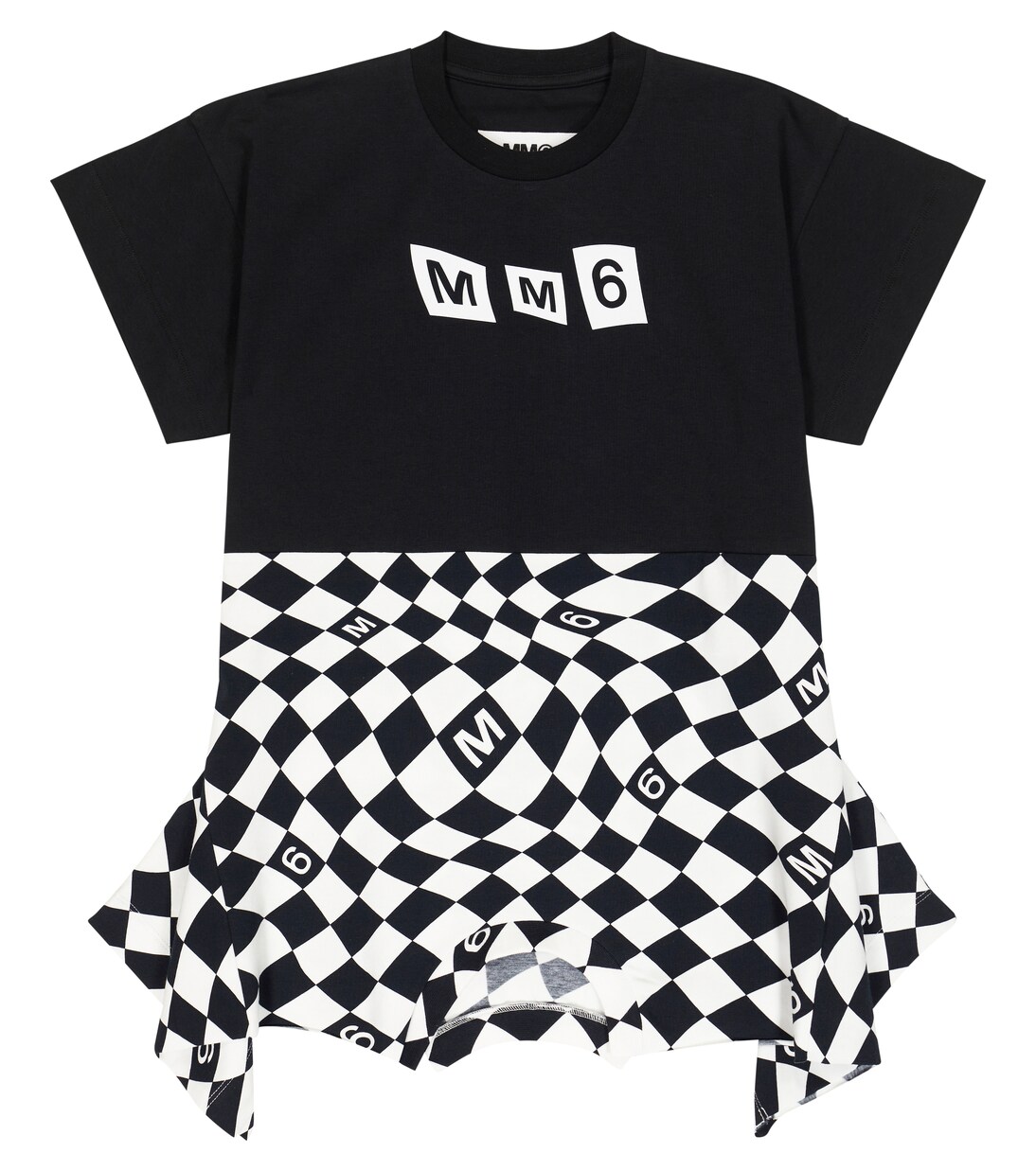 Logo print dress | MM6 Maison Margiela Kids