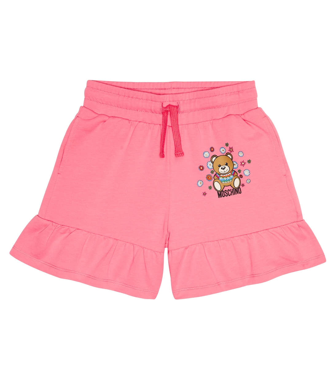 Teddy Bear cotton-blend jersey shorts | Moschino Kids