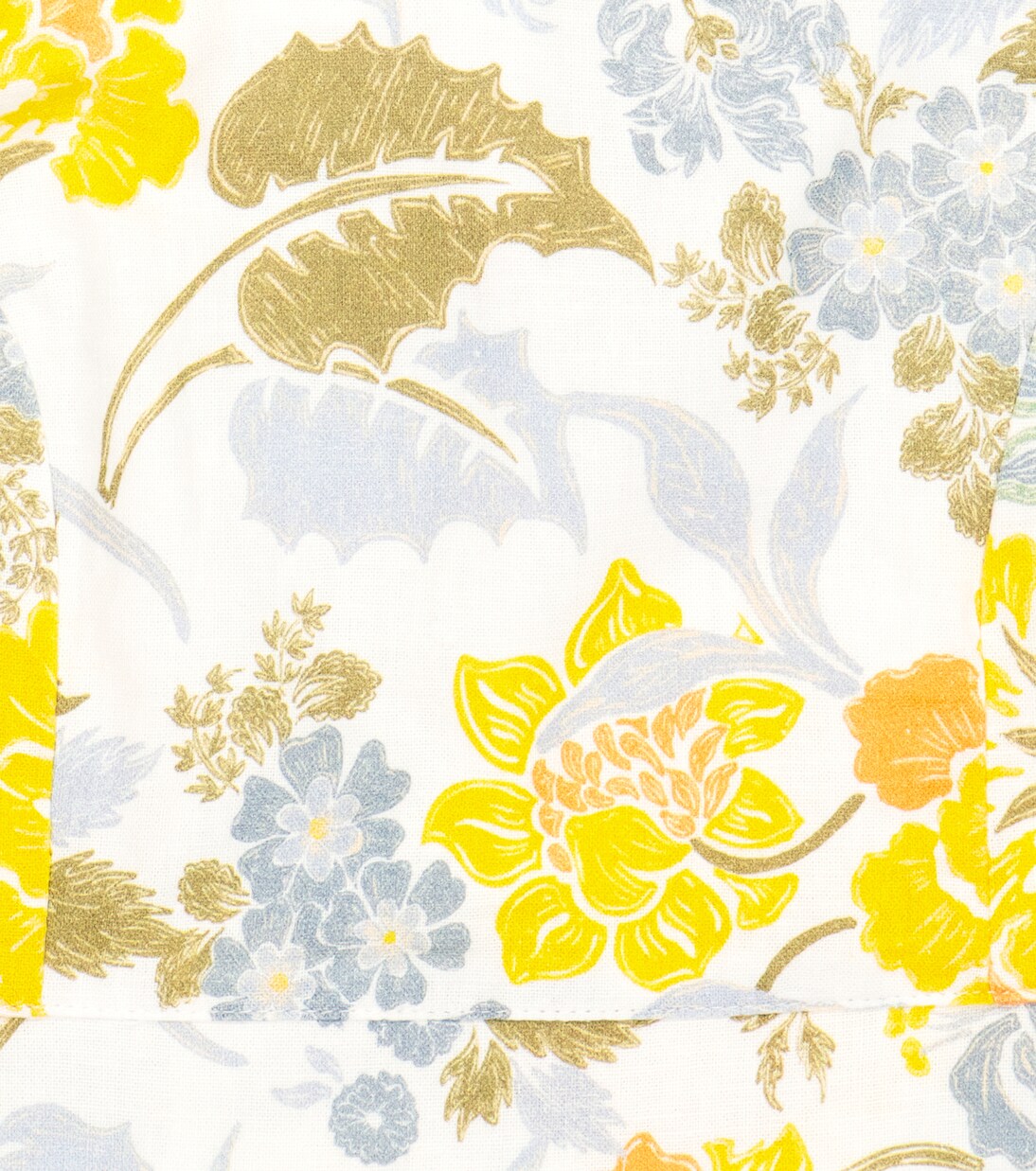 Gianni floral linen and cotton top | The New Society