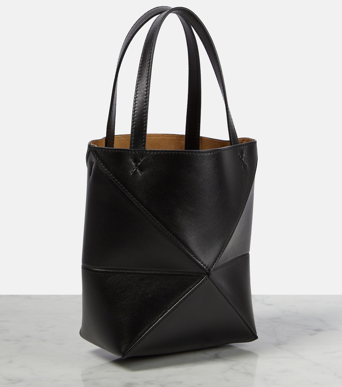 x Albers – Sac Puzzle Fold Mini en cuir | Loewe
