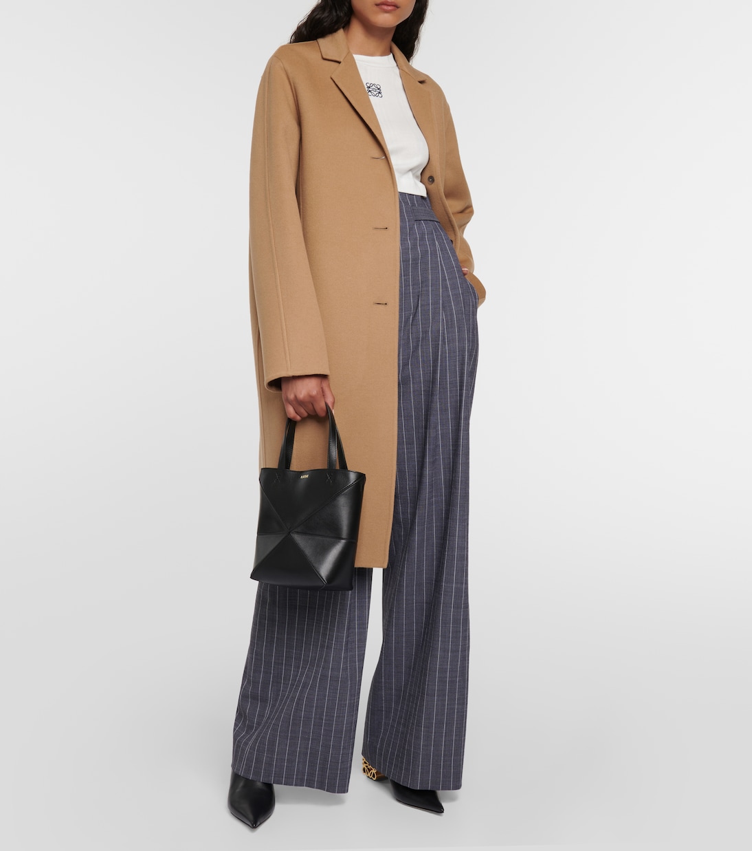 x Albers – Sac Puzzle Fold Mini en cuir | Loewe