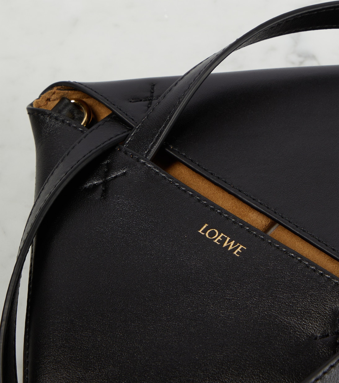 x Albers – Sac Puzzle Fold Mini en cuir | Loewe