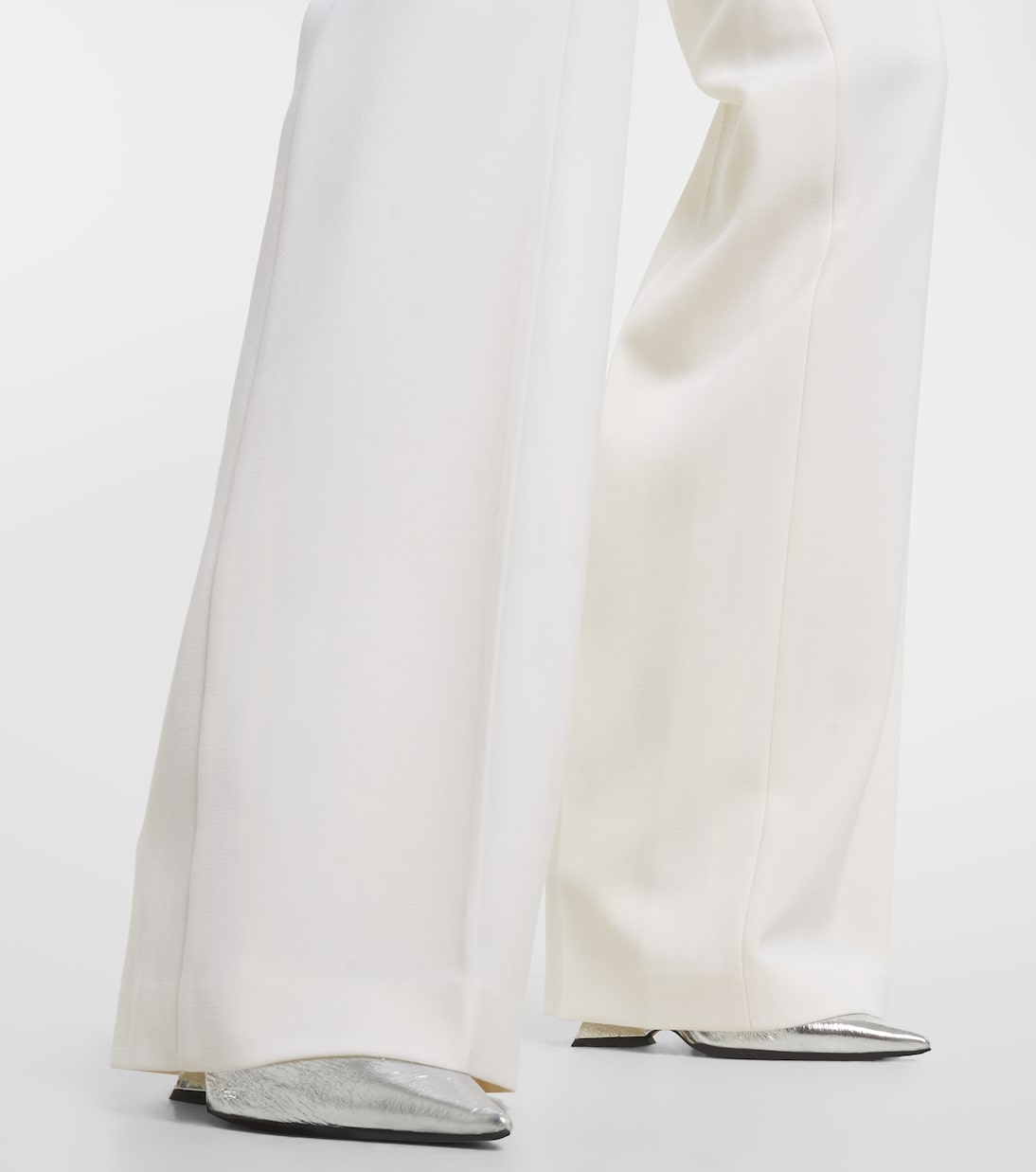 Verzierte Schlaghose aus Wolle | Area