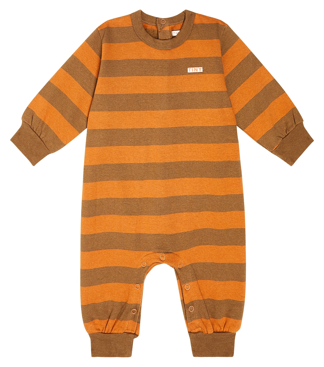 Baby Tiny Stripes cotton-blend playsuit | Tinycottons
