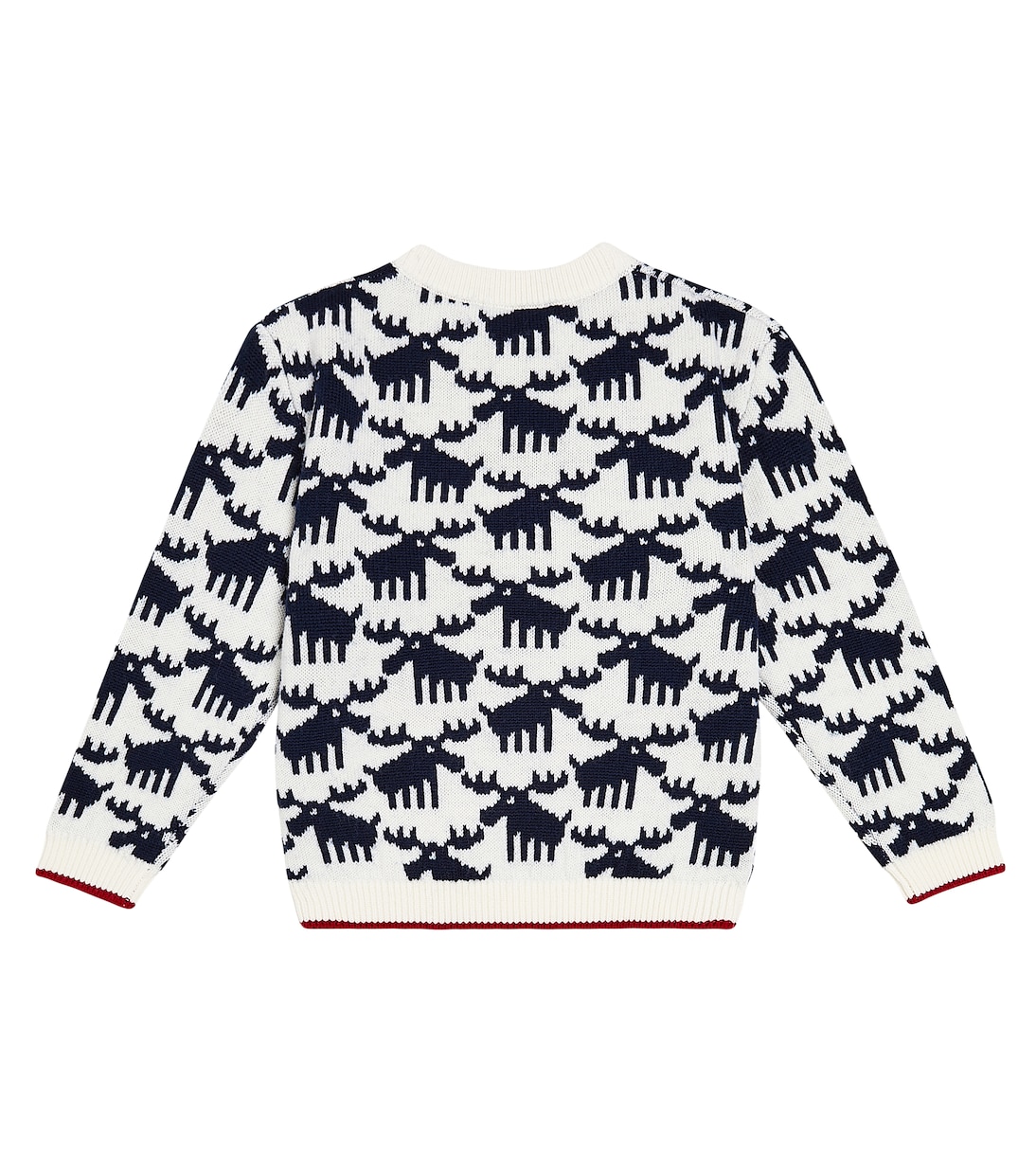 Pull intarsia en laine | Bonpoint
