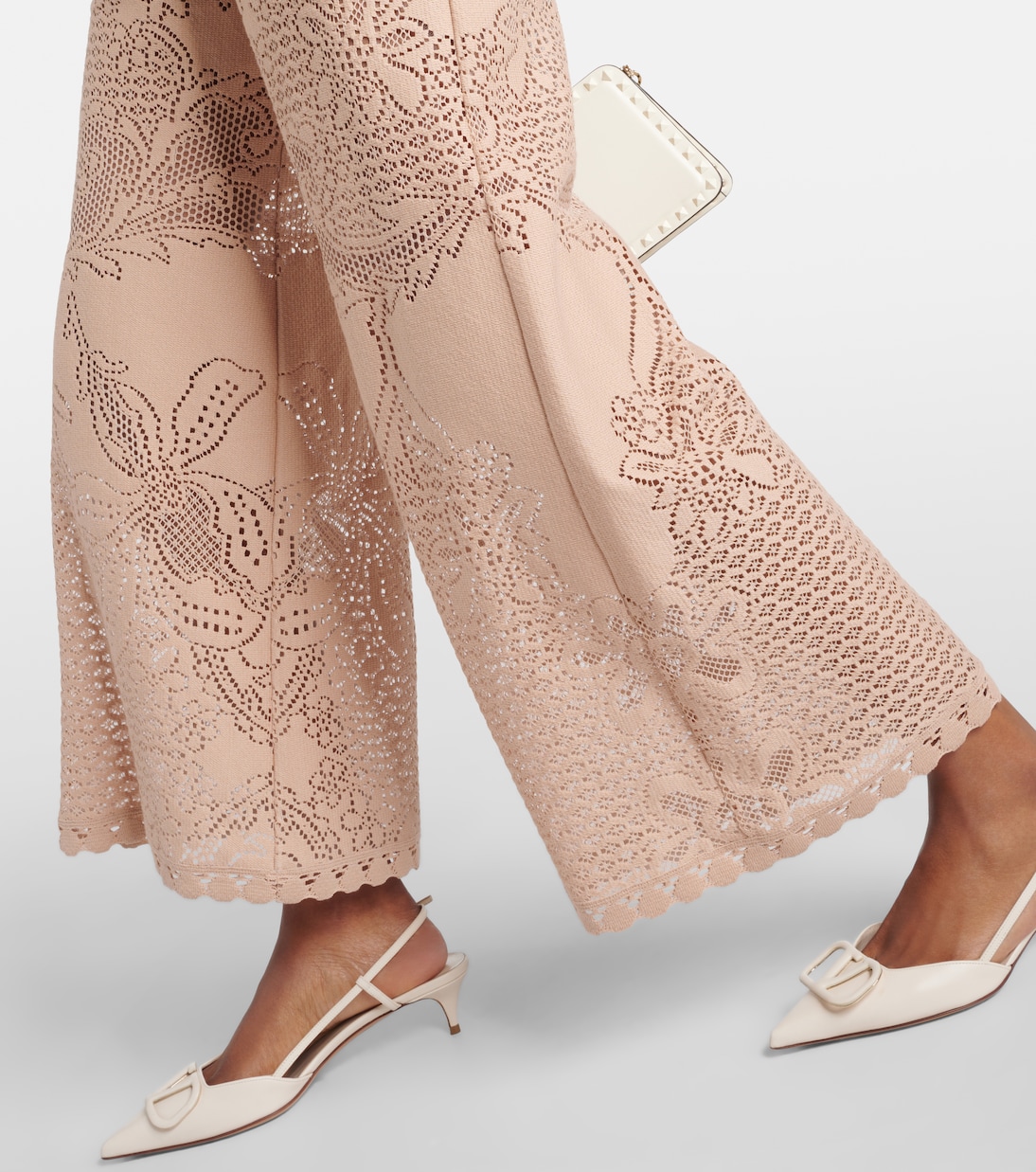 Weite Hose aus Guipure-Spitze | Valentino