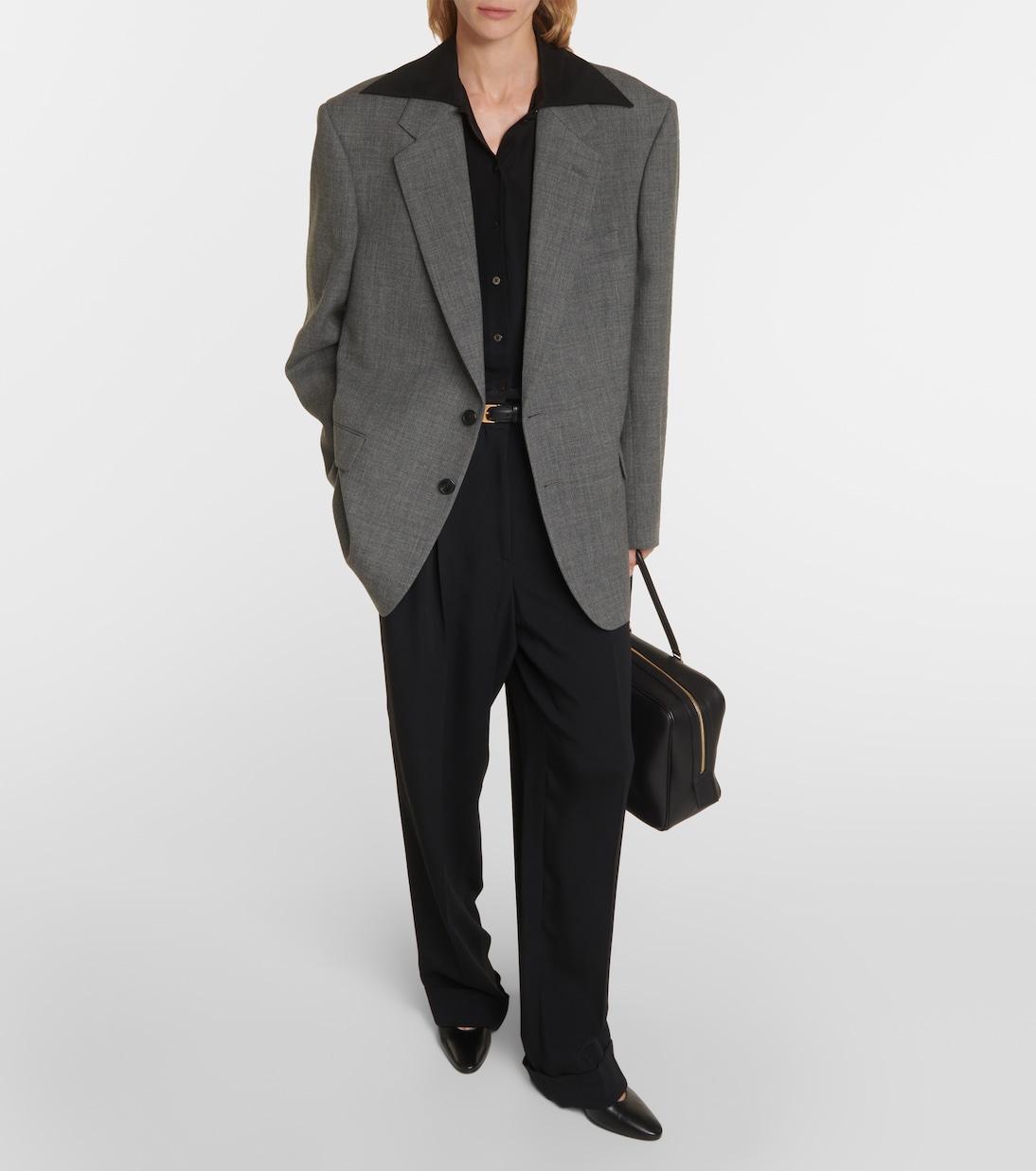 Phil oversized virgin wool blazer | The Row