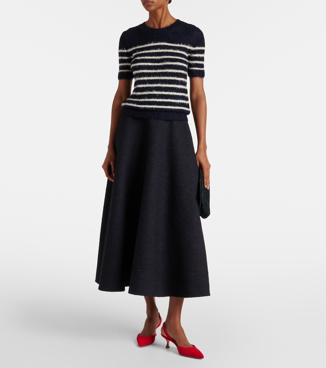 Escarpins Carolyne Gala Val en daim | Manolo Blahnik