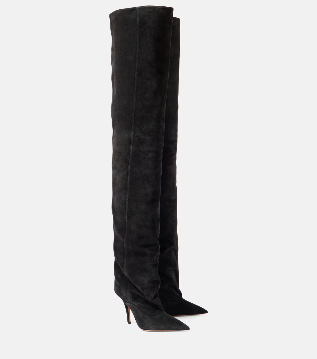 Ines 105 suede over-the-knee boots | Paris Texas