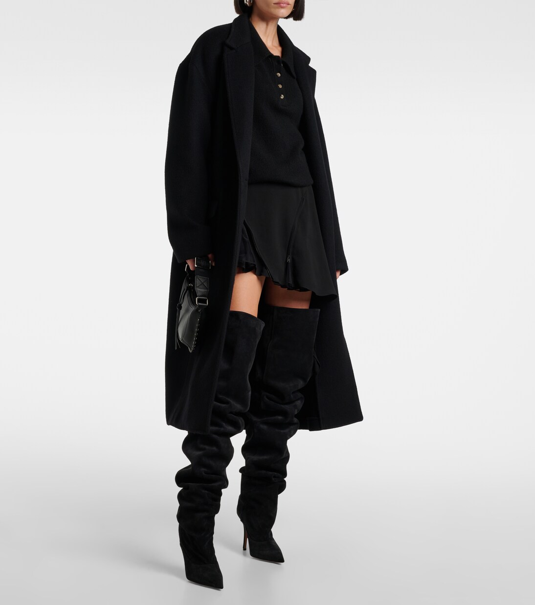 Ines 105 suede over-the-knee boots | Paris Texas