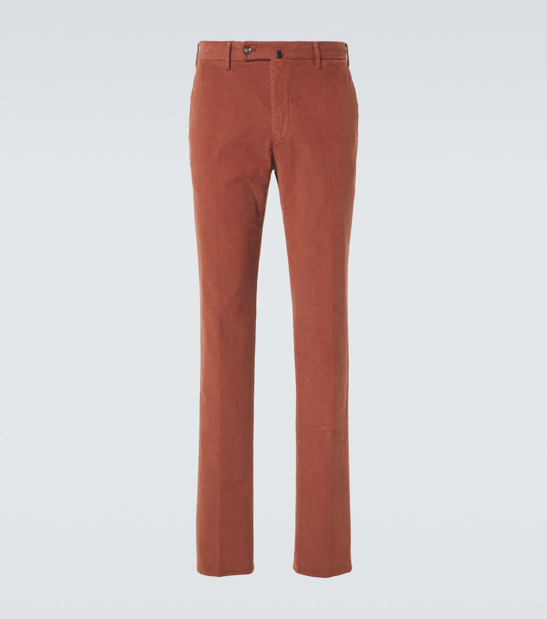 Cotton corduroy straight pants | Slowear