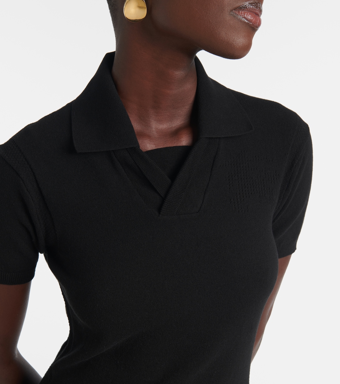 فستان بولو من القطن المخلوط | Burberry