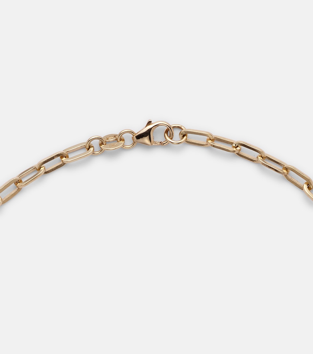Refined Clip 18kt gold chain necklace with diamonds | FoundRae