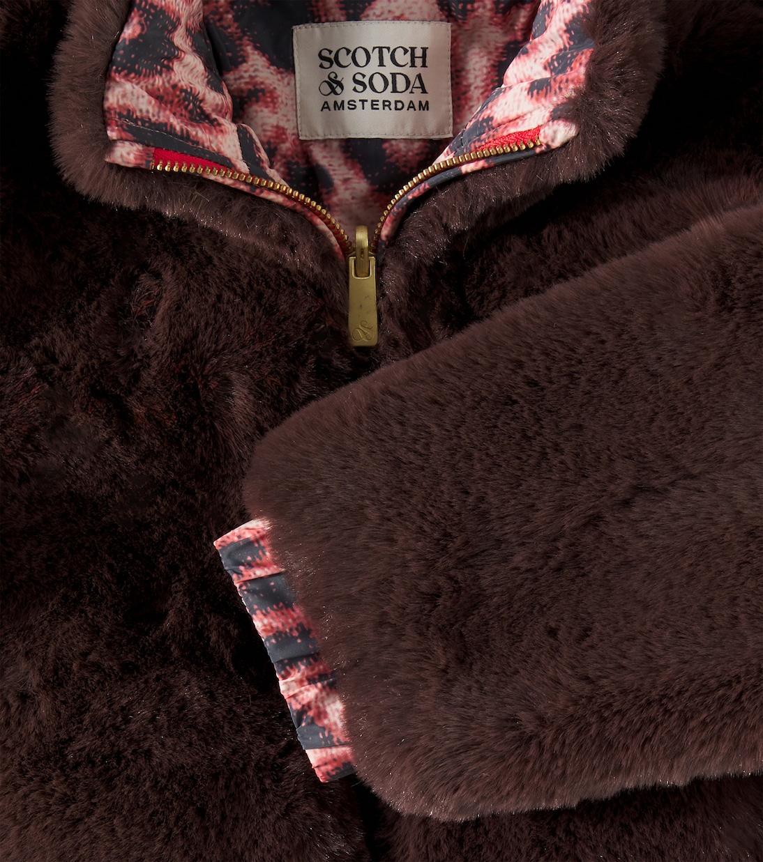 Reversible faux shearling bomber jacket | Scotch & Soda Kids