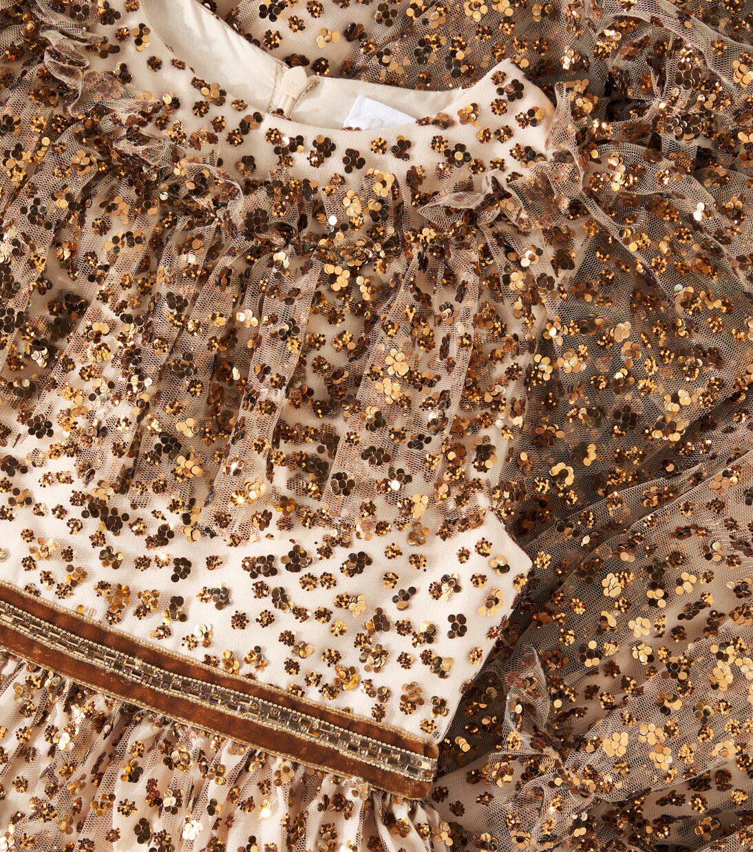 Sequined tulle cape and dress set | Patachou