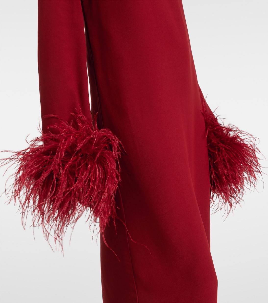 Midikleid Gina mit Federn | Taller Marmo