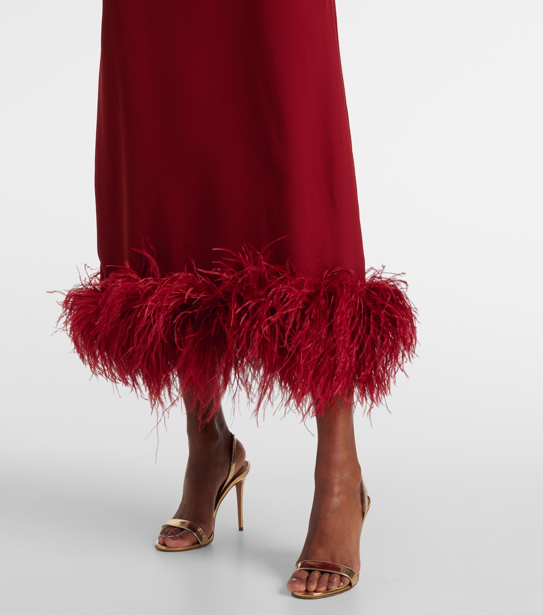 Midikleid Gina mit Federn | Taller Marmo