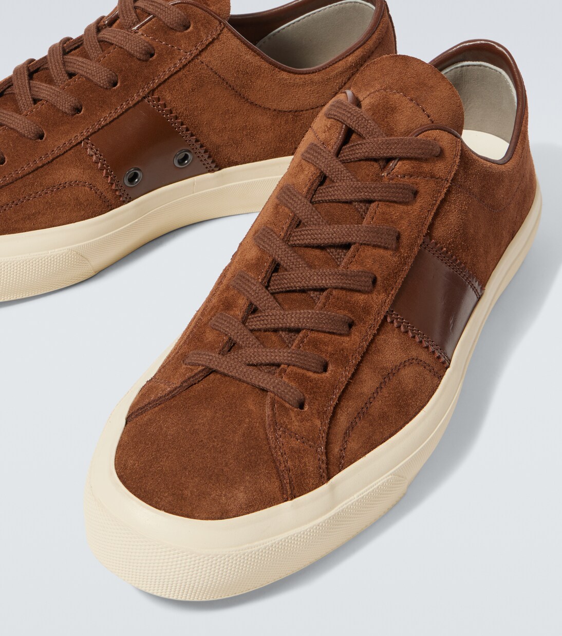 Cambridge logo suede sneakers | Tom Ford