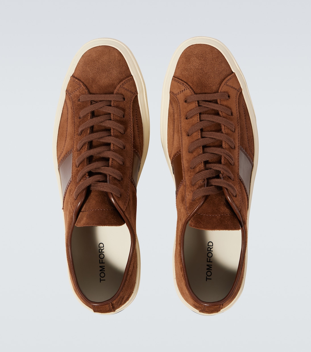 Cambridge logo suede sneakers | Tom Ford
