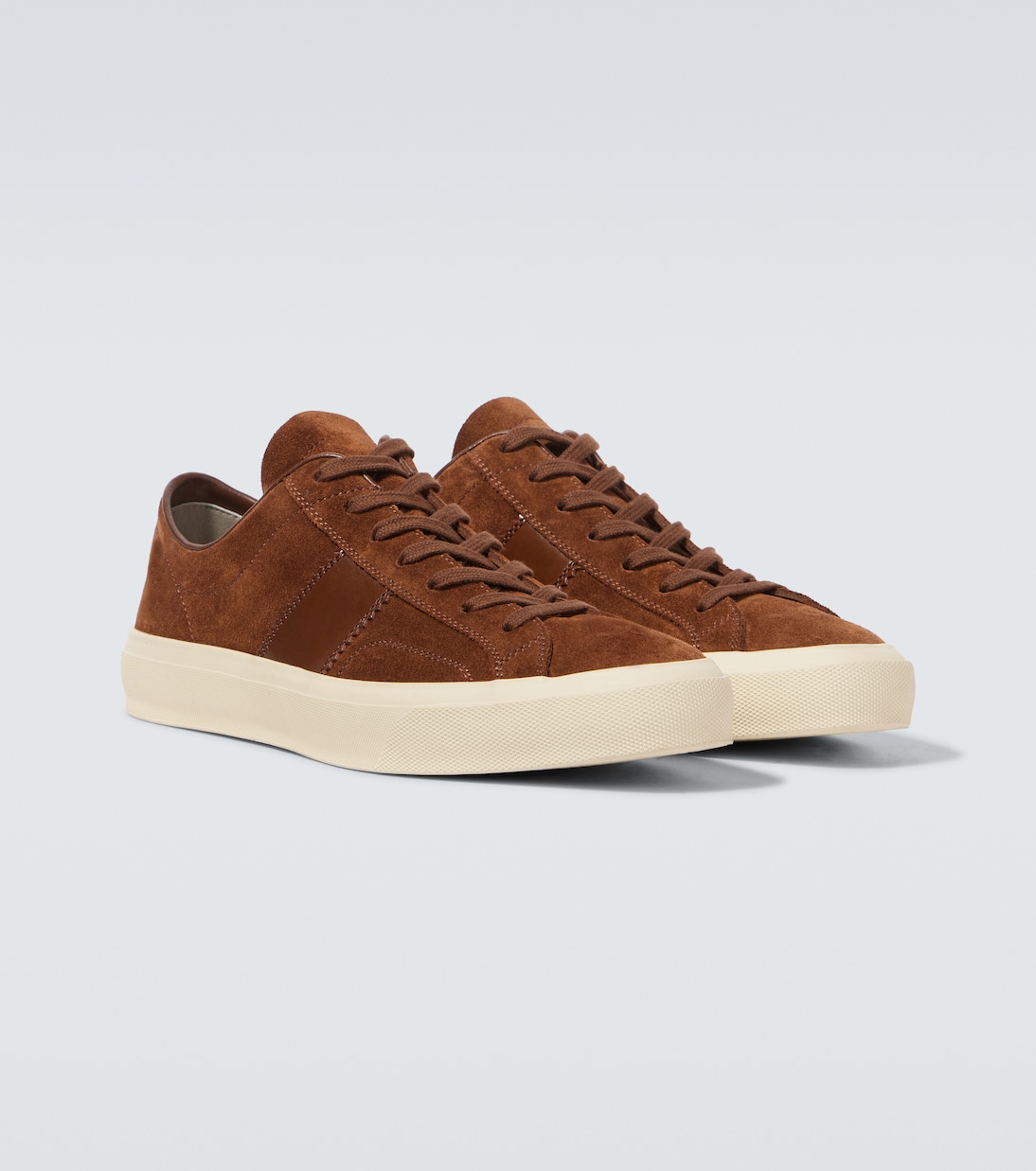 Cambridge logo suede sneakers | Tom Ford
