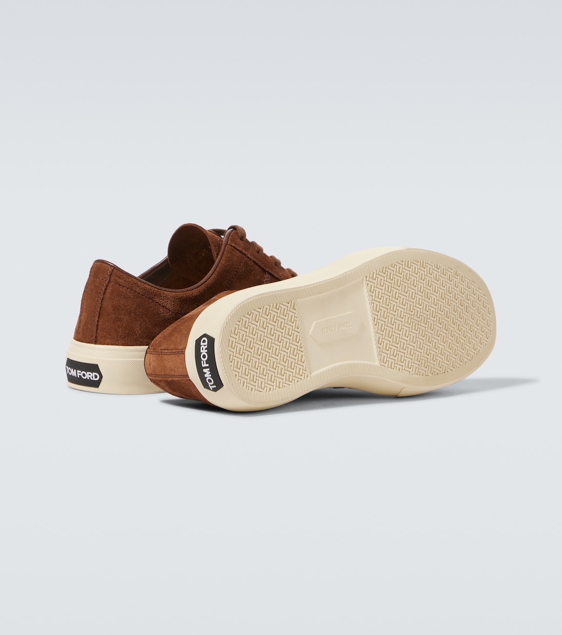 Cambridge logo suede sneakers | Tom Ford