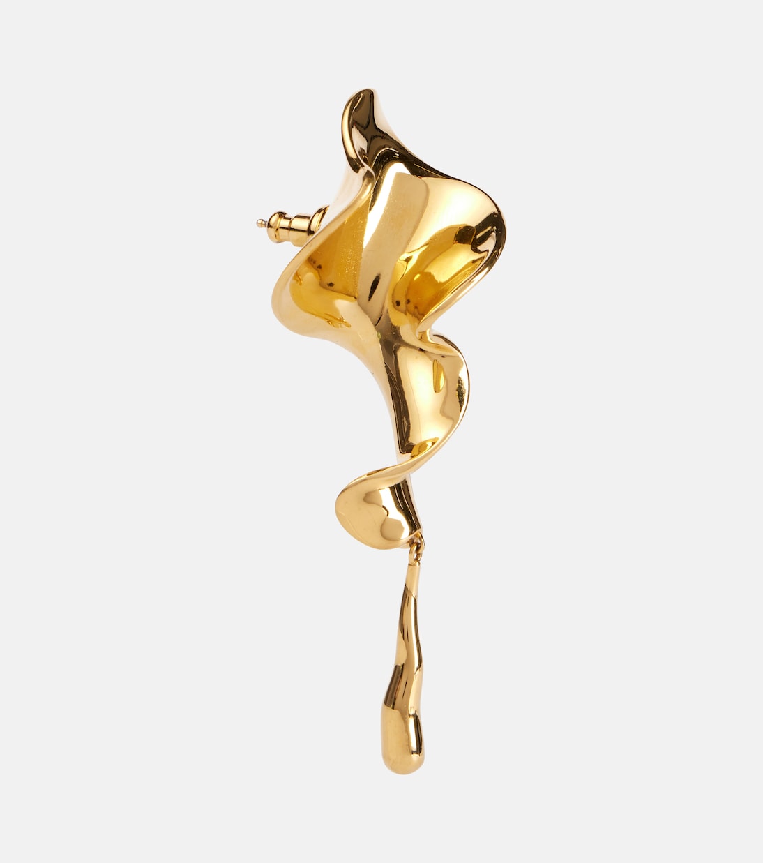 Tidal gold-plated drop earrings | Khaite