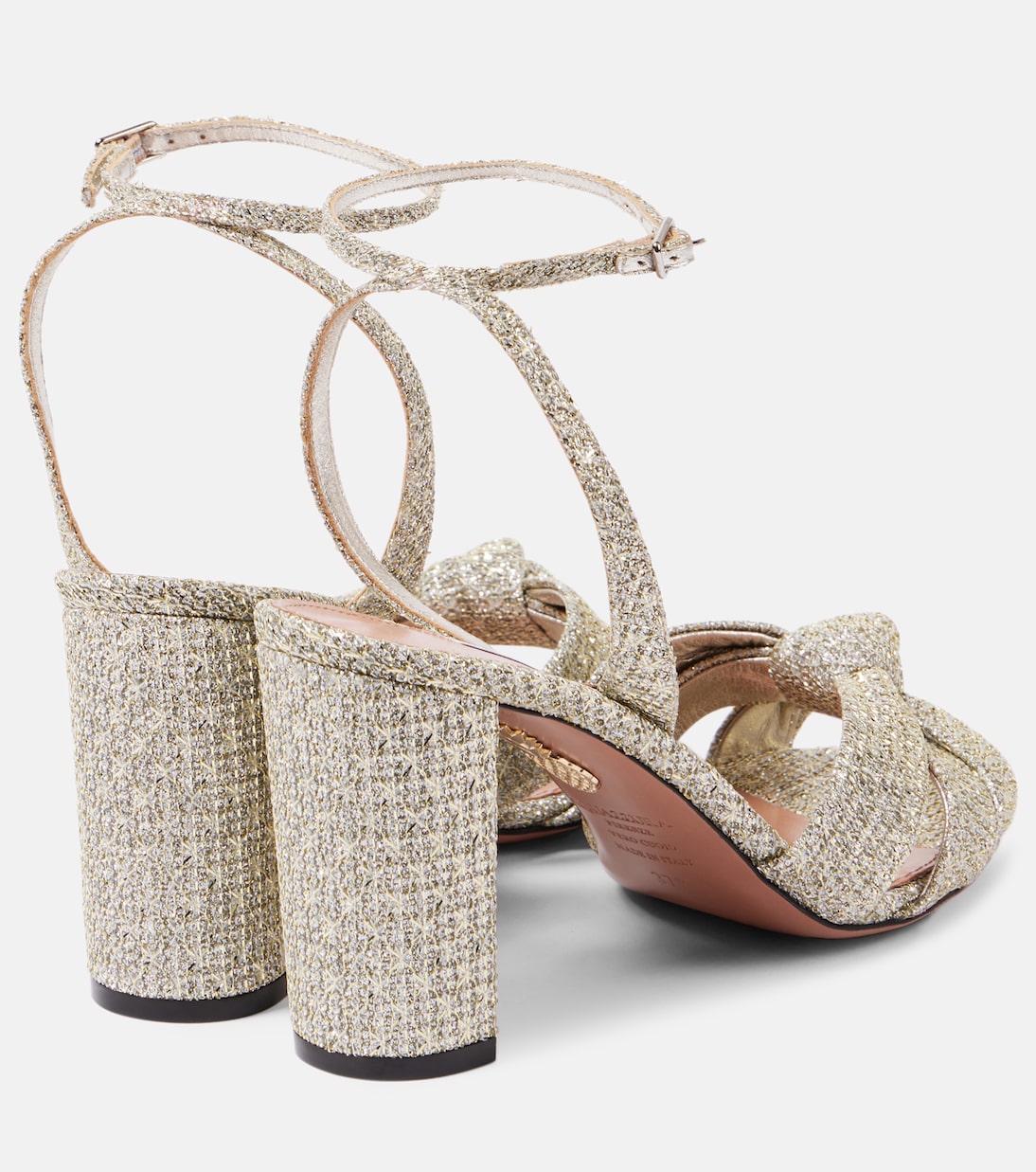 Sandalen Nina 85 aus Tweed | Aquazzura