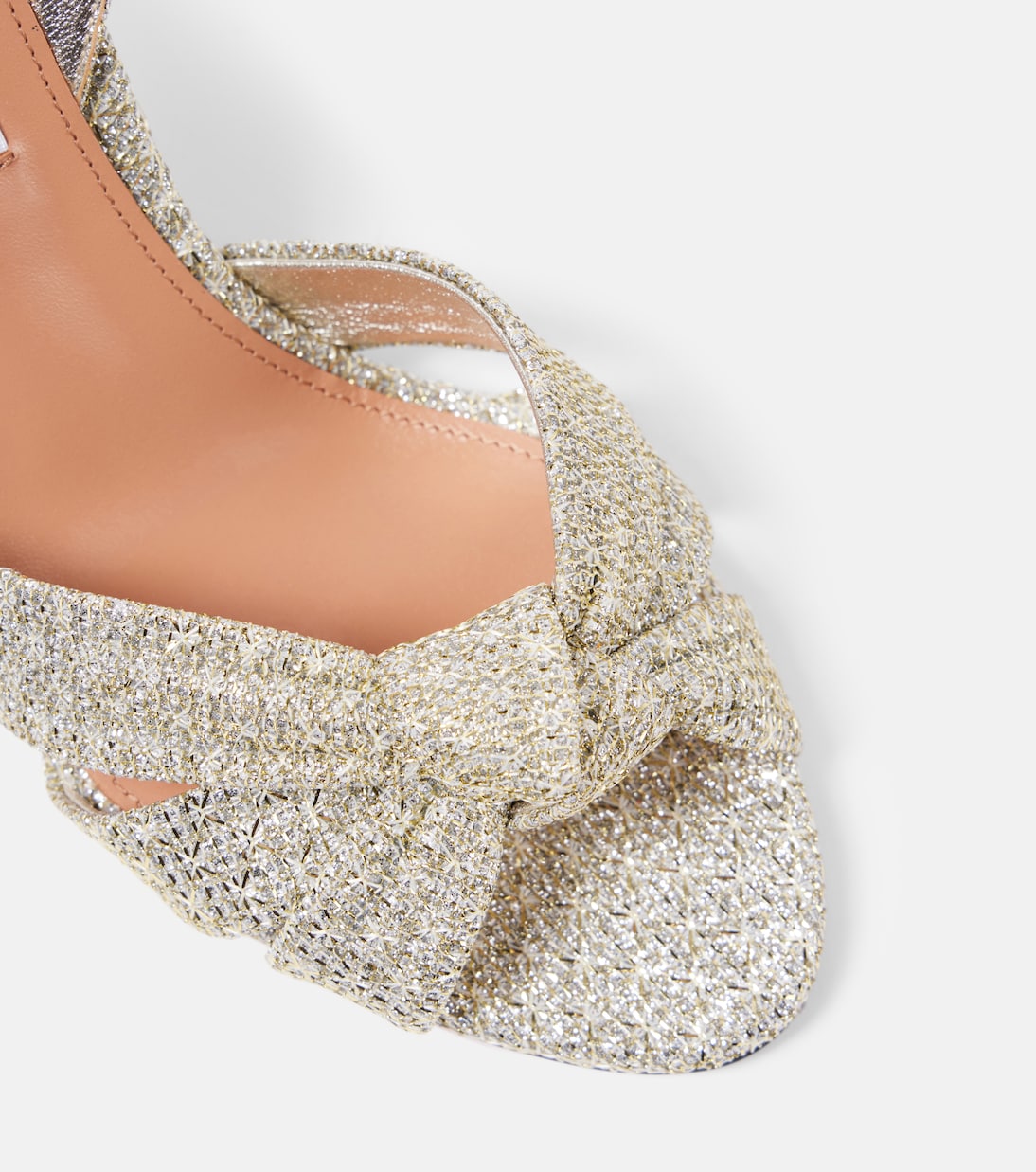 Sandalen Nina 85 aus Tweed | Aquazzura