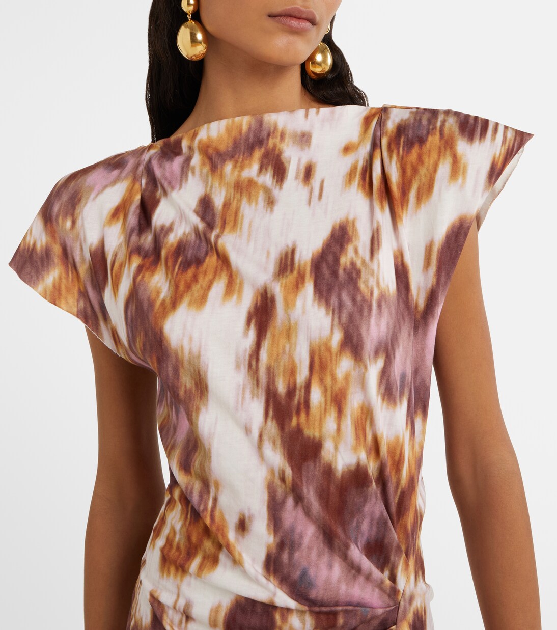 Nadela printed cotton jersey maxi dress | Marant Etoile