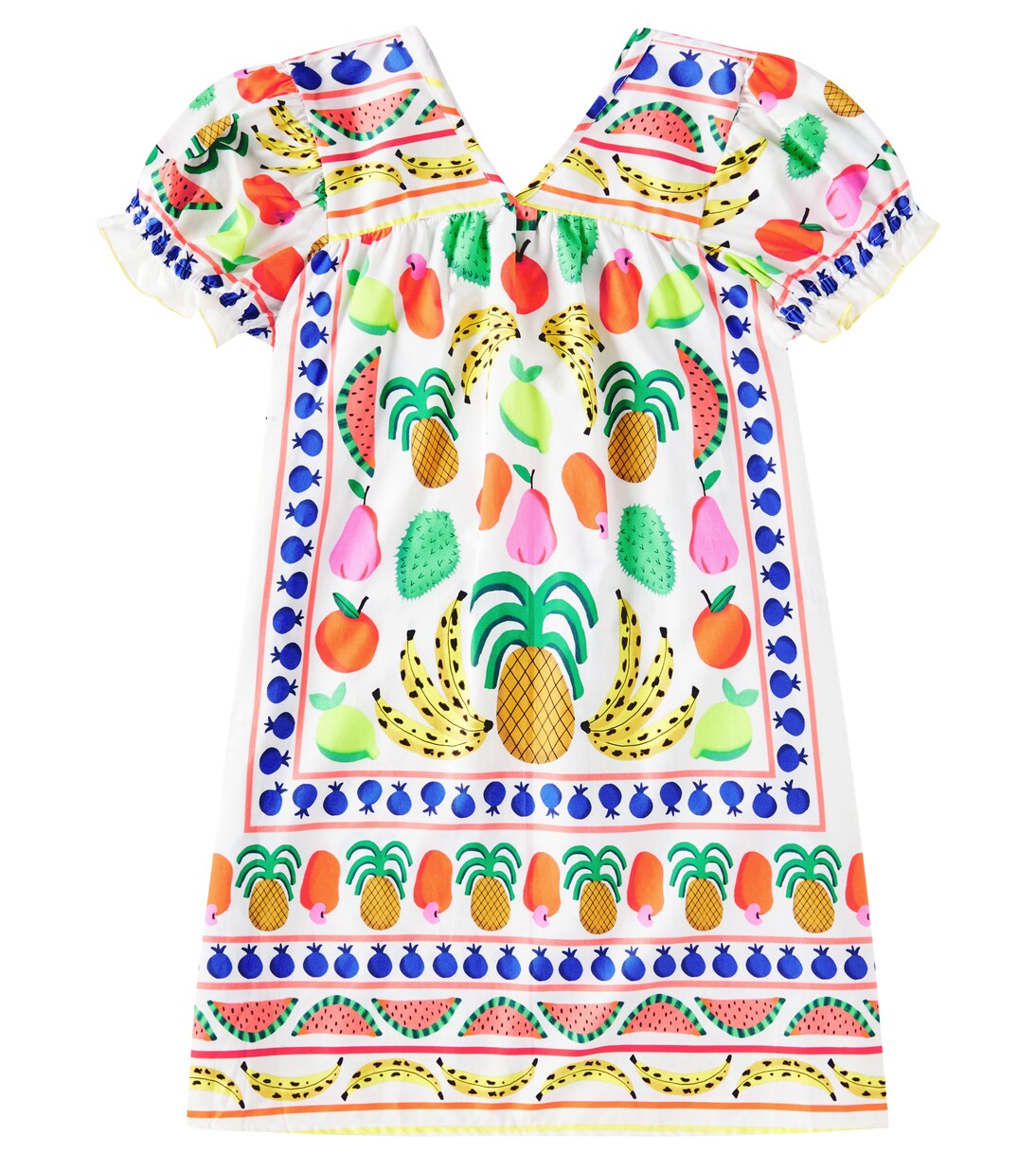 Lenço Frutaria printed cotton dress | Fábula