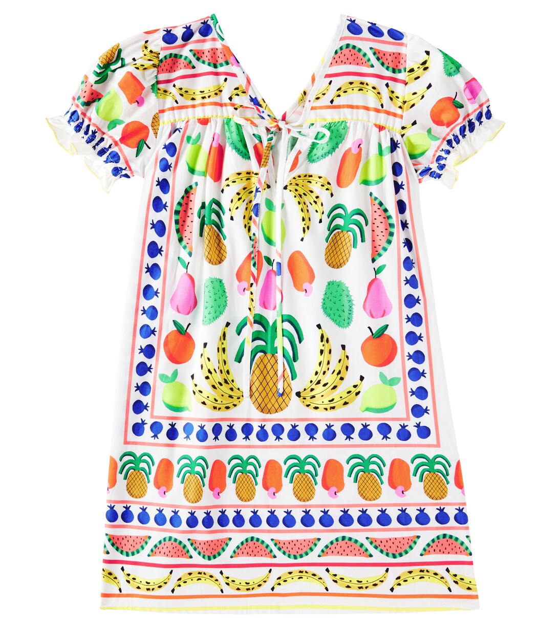 Lenço Frutaria printed cotton dress | Fábula