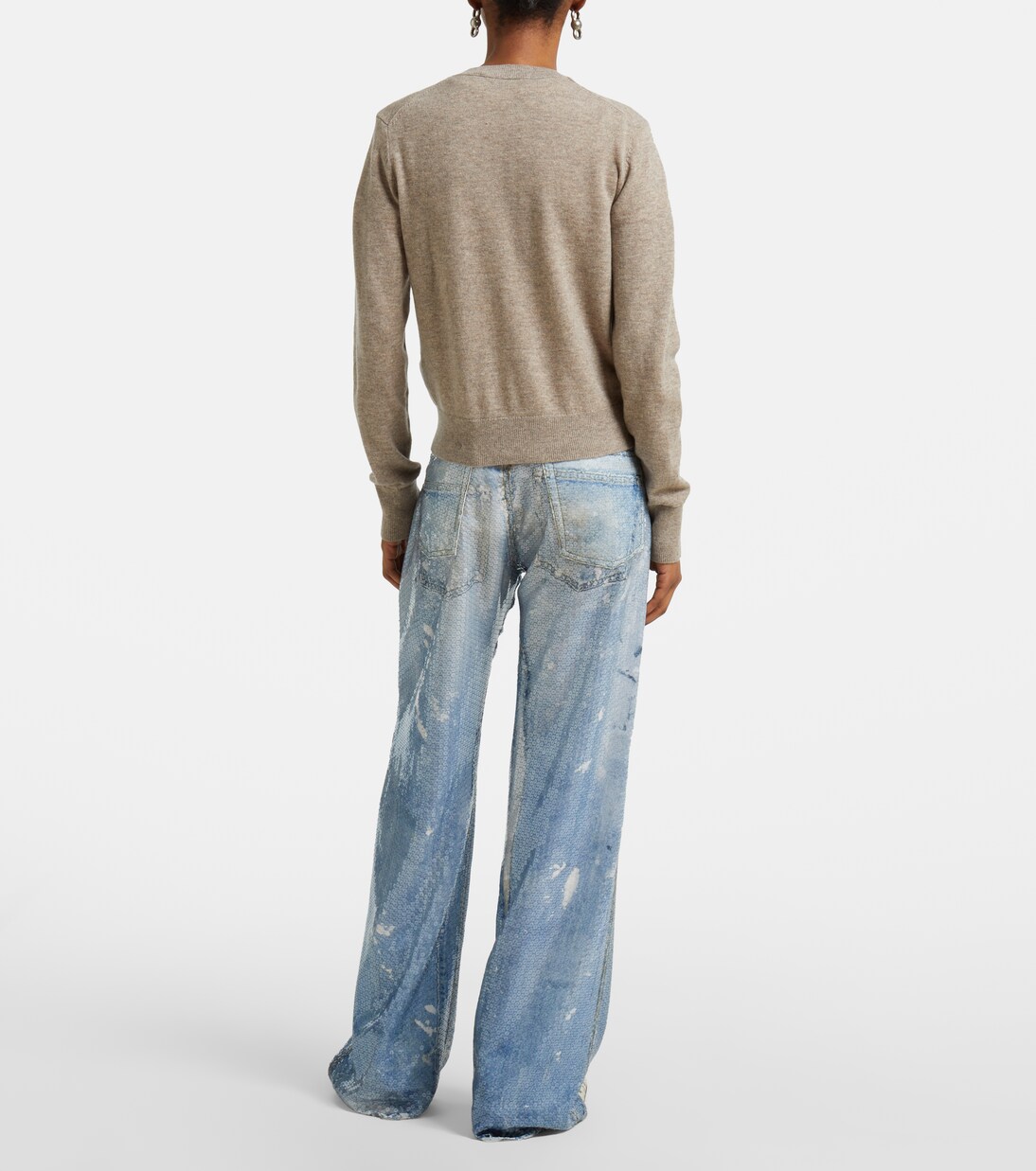 Cardigan Keny Face en laine | Acne Studios