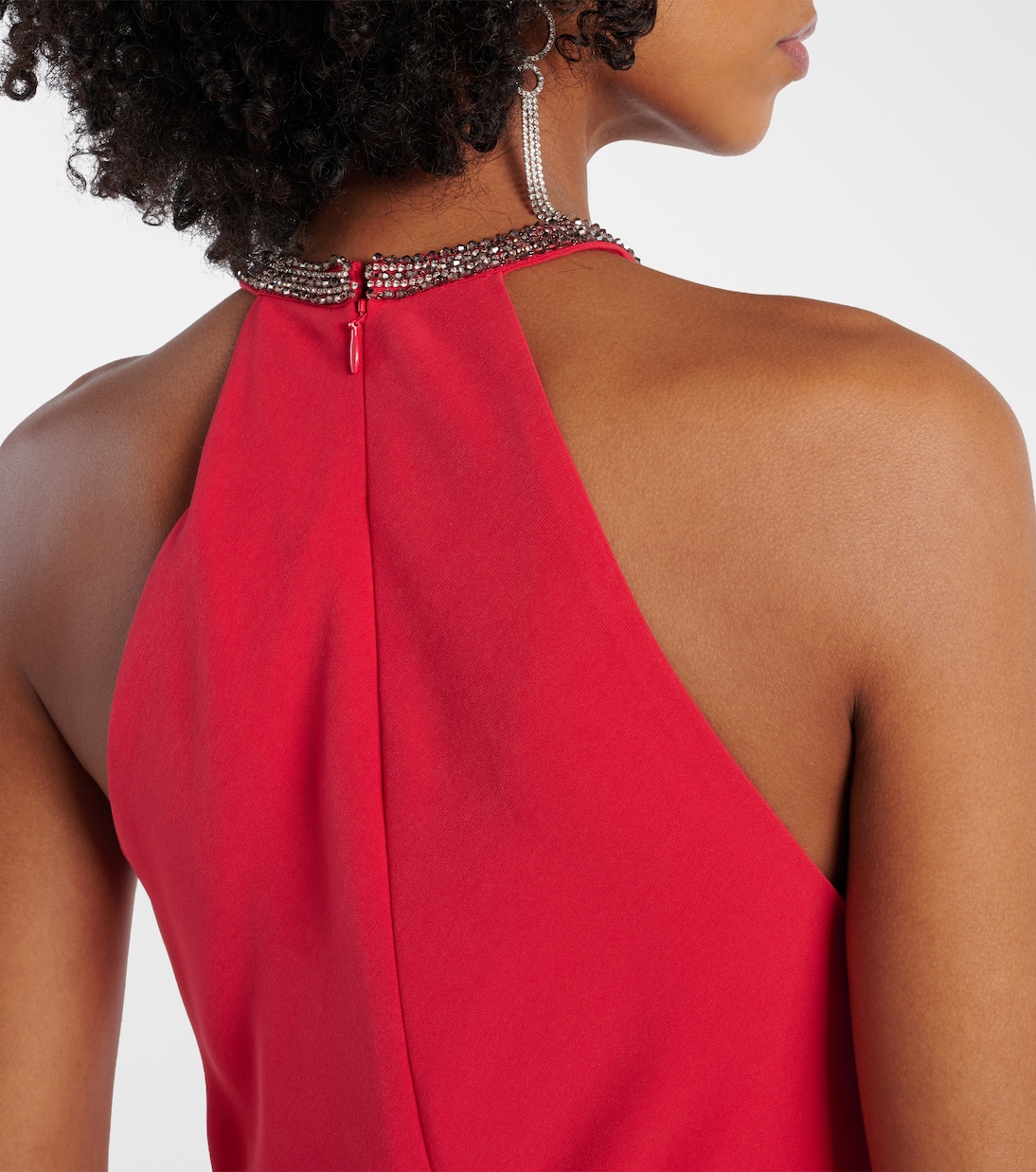 Fernet halterneck cady gown | Max Mara