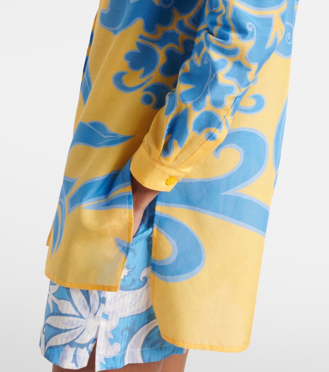 Bedrucktes Hemd aus Baumwolle und Seide | Etro