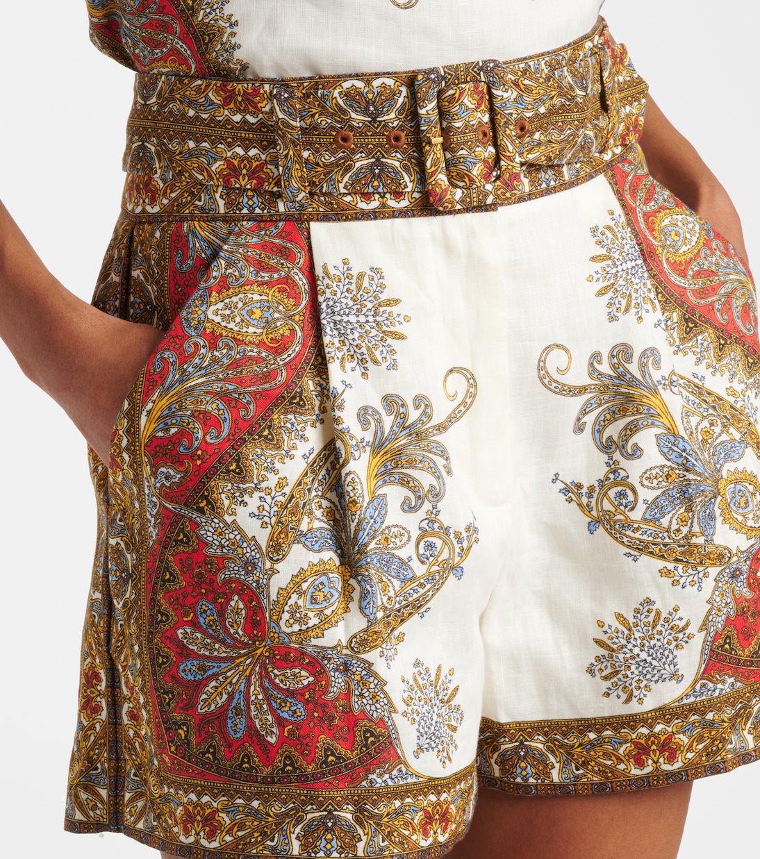 Shorts Hobbes aus Leinen | Veronica Beard