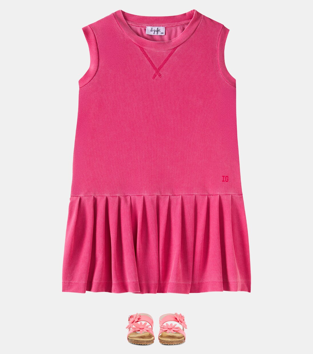 Pleated dress | Il Gufo