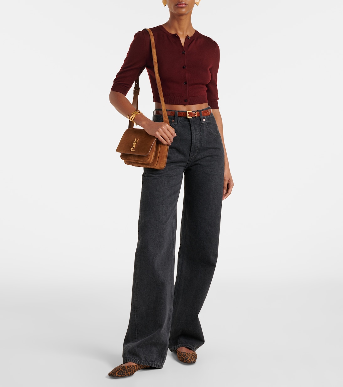 Lido leopard-print mules | Saint Laurent