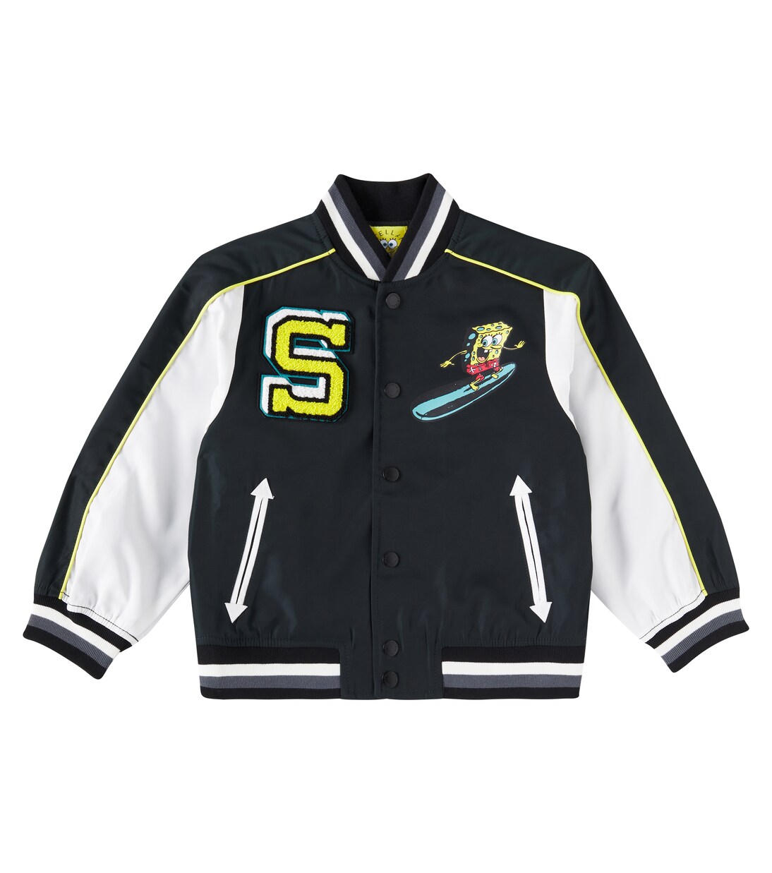 x SpongeBob SquarePants varsity jacket | Stella McCartney Kids