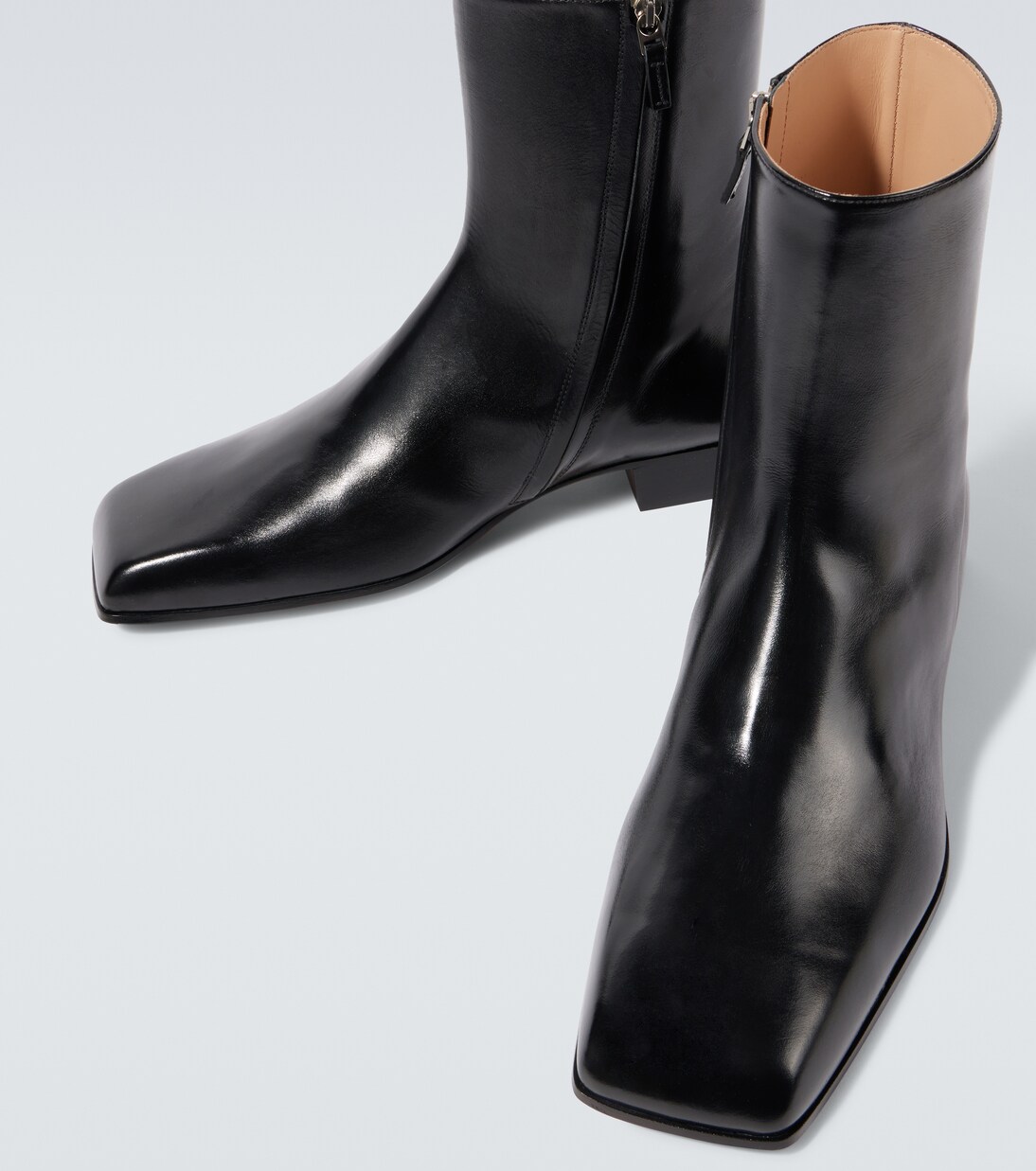 Jim leather ankle boots | Bottega Veneta