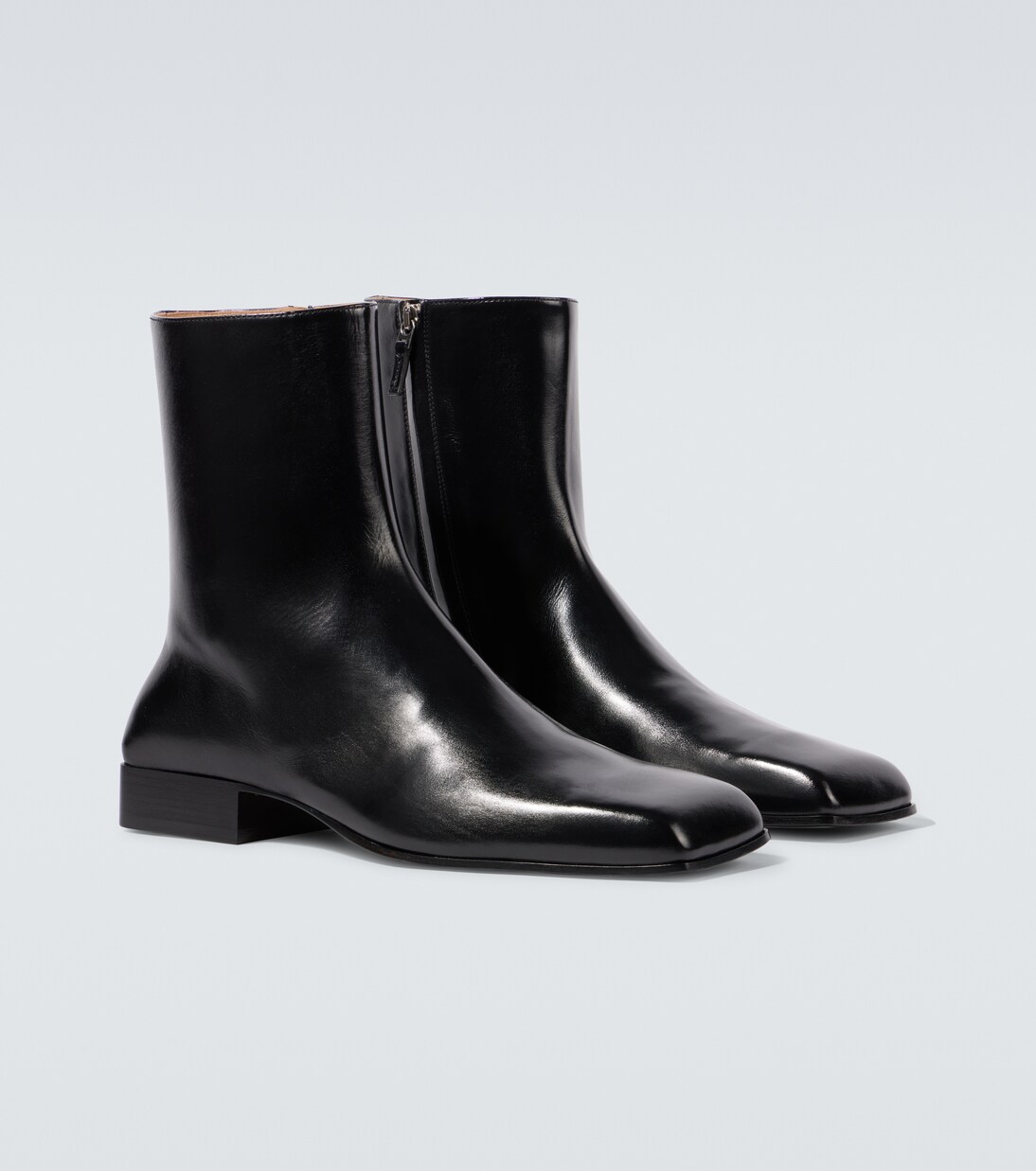Jim leather ankle boots | Bottega Veneta